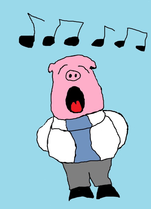 singing-pig